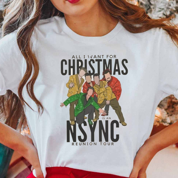 orangrwave Shirts Vintage Nsync Christmas Ugly Christmas Nsync